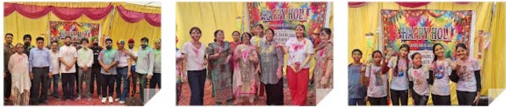 Holi festival celebrated with enthusiasm in New Sunny Enclave